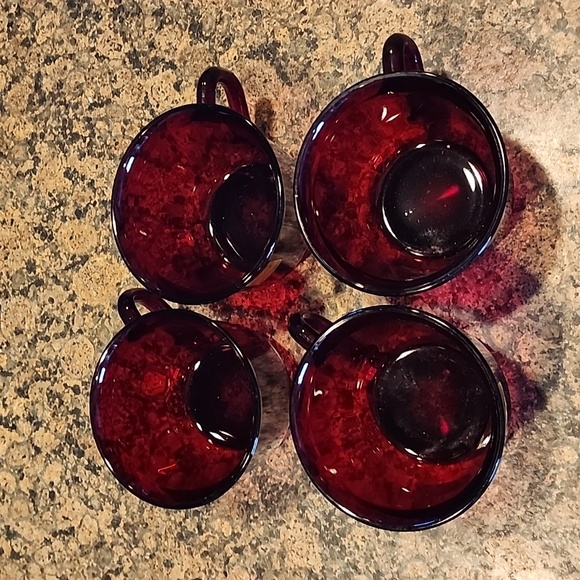 Vintage Arcoroc Coffee Cups, Set of 4 - Picture 4 of 4